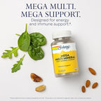 Solaray Mega Multi Mineral 25 Servings, 100 Capsules