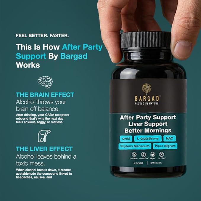 DHM Metabolic Balance & Morning Refresh Supplement | Fuller Health After Party | Post-Celebration Wellness Support | 60 Capsules