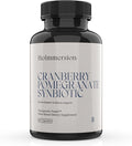 Cranberry Pomegranate Synbiotic - Organic Cranberry, Pomegranate Extract 40% Punicalagins, D-Mannose & Probiotic Blend - Supports Urinary Tract and Microbial Wellness - 60 Capsules