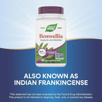 Nature's Way Boswellia Premium Extract, Supports Joint Mobility*, 307 mg Boswellia serrata Extract per Serving, Frankincense Supplement, Gluten Free & Vegan - 60 Tablets (Packaging May Vary)