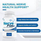 Orby NerveFlow – Natural Daily Wellness Supplement with Magnesium, Turmeric & CoQ10 – Non-GMO, GMP Certified, Made in USA – 30 Capsules, 3 Month Supply