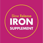 Slow Fe, High Potency Iron 45 mg, Slow Release - 60 Tablets - Pack of 2