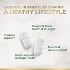 Calcium 1200 mg with Vitamin D3 Per Serving - Bone Health Supplement, Vitamin D & Calcium Supplements for Women & Men - Bone, Teeth & Immune Support, Nature's Calcium Pills, USA Bottled - 240 Tablets