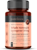 pureclinica Lycopene 50mg x 180 Tablets (6 Months Supply). 300% Strength of Regular Lycopene Tablets