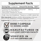 Nootropics Depot Boswellia Phytosome Capsules | 350mg | Casperome | 25% Triterpenoic Acids | Boswellia serrata | Frankincense | Joint Health | 30 Count