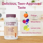 SmartyPants Teen Girl Multivitamin Gummies with Omega-3 Fish Oil (EPA/DHA), Vitamins C, D3, B12, A, K & Zinc, Gluten-Free, Includes Biotin for Hair, Skin & Nails, 120 Count (Pack of 2)
