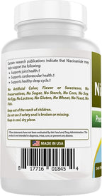 Best Naturals Niacinamide 500mg 240 Tablets (Suitable for Vegetarian) - Non-Flushing Form of Niacin (Vitamin B3)