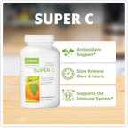 NeoLife Super C - Plant Based Extracts, 430mg Vitamin C Supplement with Rutin, Hesperidin, Lemon Bioflavonoids, Tablet Supplements, Orange Juice Powder & Acerola Cherries - 200 Tablets