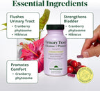 Semaine Urinary Tract Cleanse & Protect - 60 ct, Bladder Support Supplement for Women, Flushes Urinary Tract. Combines Cranberry Proanthocyanidins with Hibiscus