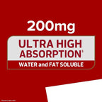 Qunol CoQ10 200mg Softgels, Ultra CoQ10 - Ultra High Absorption Coenzyme Q10 Supplements - Antioxidant Supplement for Vascular and Heart Health & Energy Production, 90 Count
