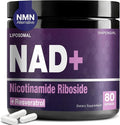 NAD Supplement - Nicotinamide Riboside Resveratrol 900mg, Liposomal NAD Supplement for Women and Men, NAD Plus Pure Organic