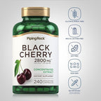 Piping Rock Black Cherry Extract Concentrate | 240 Capsules | Non-GMO, Gluten Free Supplement