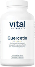 Vital Nutrients Quercetin - Vegan Quercetin Supplement with Bioflavonoids for Sinus, Respiratory, Heart, & Immune Function Support - Gluten, Dairy, Soy Free - 500mg - 200 Capsules