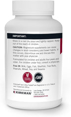Kirkman - Magnesium Bisglycinate Chelate - 250 Capsules - Relaxes Nerves & Muscles- Prompts Restful Sleep - Hypoallergenic