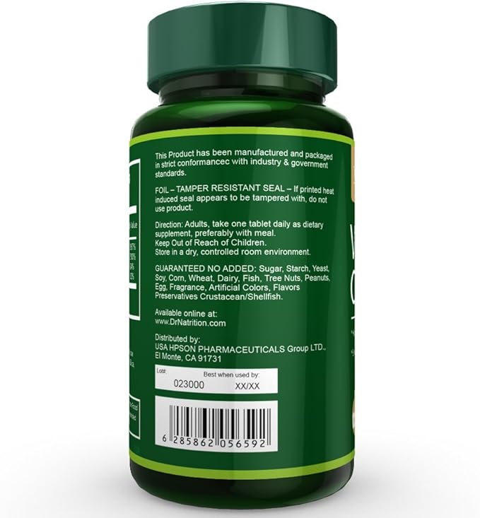 Na'trition Vitamin B Complex Tablets, 160 Tablets per Bottle