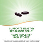 Nature’s Way Ultimate Iron, Supports Healthy Red Blood Cells,* Supports Cellular Energy Production*, 50 mg per 2-Softgel Serving, Gluten-Free, 90 Softgels (Packaging May Vary)