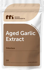 Micro Ingredients Odorless Garlic, 300 Softgels | 2 Years Aged Garlic Extract | Grown Allium Sativum Bulb | Natural Herbal Supplements | Non-GMO, Gluten Free
