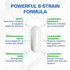 BioTrust Pro-X10 2.0 Probiotic Supplement - Probiotics for Digestive Health with Prebiotics - Immune System Support and GI Health - Free from Gluten, Soy and Dairy, Non GMO - 60 Capsules