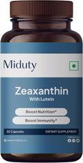Zeaxanthin & Lutein - Eye Health Supplement - Vitamin A - Astaxanthin - Antioxidant Formula - Bluelight Protection - Gluten Free - Non-GMO - 30 Capsules