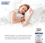 Dr.K&C SleepZen7 Sleep Supplement – All Natural Botanical Plant Sourced 1200 mg 100 Veggie Capsules Sleeping Support Organic Tart Cherry Valerian Root Extract No Filler Non GMO