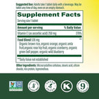 MegaFood Complex C - Vegan Vitamin C Immune Support Supplement, Vitamin C Supplement Made with Real Food Including Orange, Cranberry & Brown Rice, Gluten-Free - 30 Tablets, 30 Servings