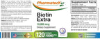 Biotin Vitamin for Hair Growth, Biotin 10000mcg, Improves Skin and Nails Quality, Vitamin B7, Supplement for Women, Gluten Free, 120 Softgels