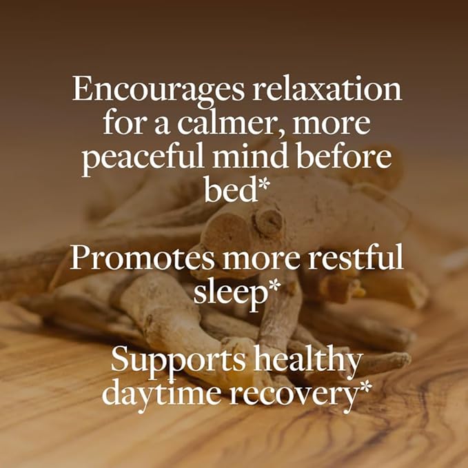 Regenerative Sleep - Regenerative Organic Certified - Supports Restful, Quality Sleep, Relaxation* - Adaptogen Blend w/Lemon Balm & Passionflower - Vegan & Non-GMO - 60 Capsules - 30 Servings