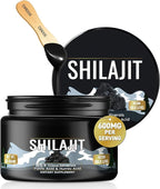 Pure Organic Shilajit Resin, 600 mg Gold Level Resin, 85+ Trace Minerals Fulvic & Humic Acid, Natural Pure Shilajit Resin for Men & Women (50G)