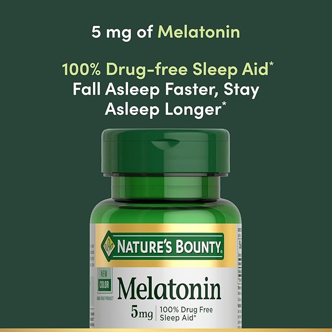Nature's Bounty Super Strength Melatonin 5 mg Softgels 90 ea (Pack of 4)