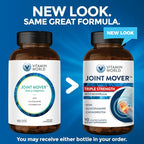 Vitamin World Triple Strength Joint Mover, Glucosamine Chondroitin with MSM Joint Support Supplement, Collagen & Boswellia Serrata Extract, Support Joint Strength, Comfort & Flexibility, 90 Caplets