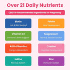 Mother's Promise Prenatal & Postnatal Multivitamin for Women | Sugar Free Liquid Prenatal Vitamins for Women with Folate, Choline & Organic Fruits for Preconception, Pregnancy & Nursing | Vegan