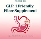 6-in-1 Daily Fiber Powder Supplement, Premium Acacia Fiber for Digestive & Gut Health, Sugar Free, GLP-1 Friendly Fiber Powder with Prebiotic, Probiotics, Collagen Peptides & Electrolytes - For Women
