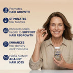 Moerie Ultimate Hair Growth Supplements for Women & Men - Hair, Skin, Nails Vitamins with Biotin & Minerals - for Thicker, Fuller Hair & Hair Loss Treatment - 360 Capsules