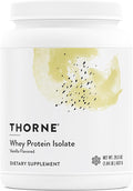 THORNE - Whey Protein Isolate - Balanced Amino Acids Profile with BCAAs - 21 Grams of Easy to Digest Whey Protein Powder - NSF Certified for Sport - Vanilla - Gluten & Soy-Free - 30 Servings