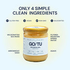 GO/TU Sea Moss Gel – 16oz Gold | Pure, Shelf-Stable Superfood | Nature’s Multivitamin
