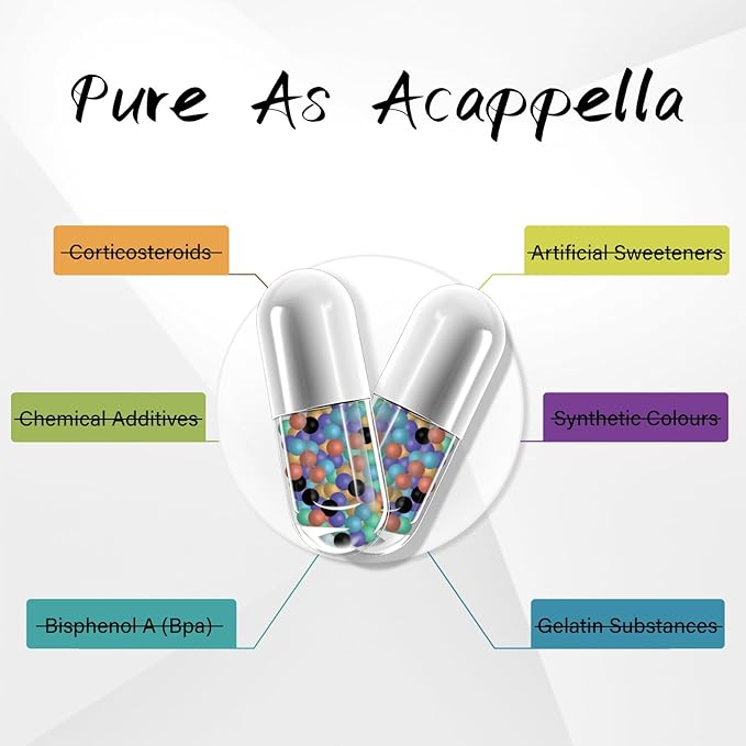 ACAPPELLA Magnesium Glycinate with Magnesium Citrate Capsules l theanine Supplement apigenin Capsules - apigenin Supplement l-theanine - 120 Count