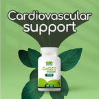 Pure CoQ10 Energy Support High Absorption with Bioperine, 200 mg per Serving, 60 Veggie Capsules, Gluten-Free, Non-GMO