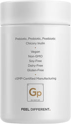 Codeage GLP-1 Probiotic+ - Live Probiotics Akkermansia, Clostridium, Bifidobacterium, Chicory Inulin Probiotic, Prebiotics & Postbiotics Supplement - 500 Million AFU - 30 Capsules