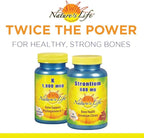 Nature's Life Vitamin K 1000mcg | Phylloquinone K-1 Supplement, Healthy Bones & Cardiovascular Support | 50CT (Pack of 2)
