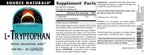 Source Naturals L-Tryptophan, for Mood, Relaxation, and Sleep*, 500mg - 60 Capsules