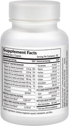 Eat E-Z Digestive Enzymes – Broad-Spectrum Enzyme Blend for Proteins, Carbohydrates, Fats, Dairy & Fiber – Supports Digestive Comfort & Occasional Bloating – 30 Capsules