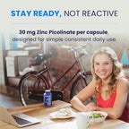 Ultimate Zinc Picolinate 30mg - 180 Capsules - Fast-Absorbing - 6 Month Supply - Vitamin Zinc Picolinate Supplements - Immune Support, Colds, Skin Health - Foundational Mineral - Vegetarian Capsules