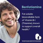 BESTVITE Benfotiamine 150mg (240 Vegetarian Capsules) (120x2) - No Stearates - No Silicon Dioxide - Vegan - Non GMO - Gluten Free