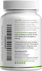 DEAL SUPPLEMENT CoQ10 100mg with Omega 3 100mg, 240 Capsules | Bioavailable Coenzyme Q10 Formula | Non-GMO