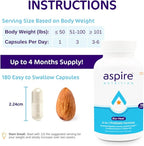 Aspire Nutrition 5-in-1 Bio-Heal® Probiotic for Kids, Men & Women - Best Supplement for Brain Function, Gut Health & Constipation - Shelf Stable & Fortified with Vitamin, Mineral & Prebiotics Capsules