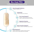 Aspire Nutrition Bio-Heal Pro+ 6-in-1 Probiotic Capsules Supplement – Daily Probiotic Formula for Women, Men, and Kids - 30 Day Supply