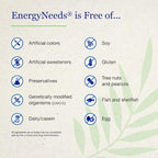 EnergyNeeds® 40 Active Ingredients Vitamin D, Vitamin B12, zinc, beta-Carotene
