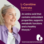 BESTVITE L-Carnitine Tartrate 500mg per Capsule (120 Capsules) - No Stearates - Non GMO - Gluten Free - Supports Heart Health & Energy Production*