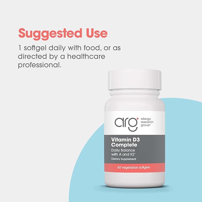Allergy Research GroupVit D3 Complete 60 ct