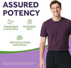 Doctor's Recipes Grape Seed Extract, 500 mg Standardized Extract with 95% Proanthocyanidins, Non-GMO, Antioxidant Support, Heart, Immune & Skin Health, 60 Veg Caps